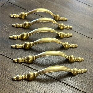 Set of Gold Drawer Pull Handles